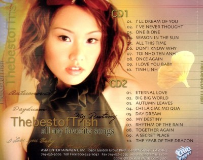 Asia 159 - Trish - The best of - All my Favorite songs - CD1